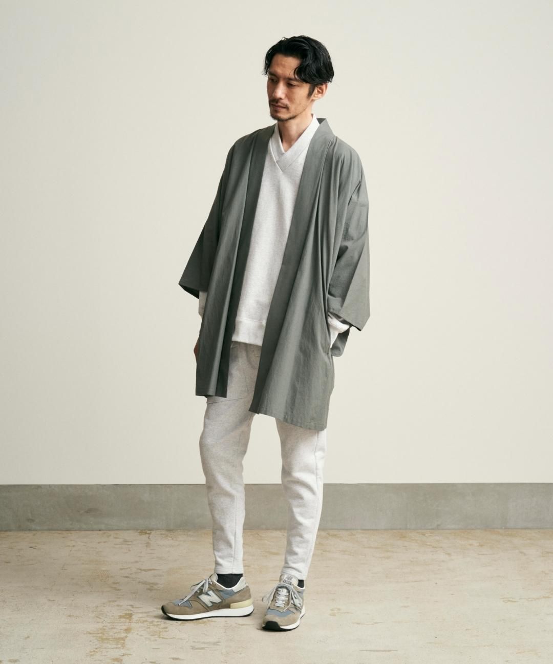 WAROBE / JUBAN WIDE SWEAT / GRAY photo