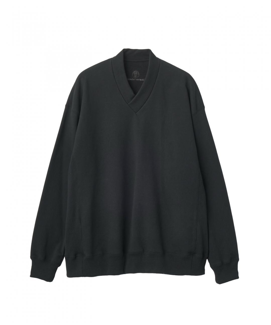 WAROBE / JUBAN WIDE SWEAT / BLACK photo