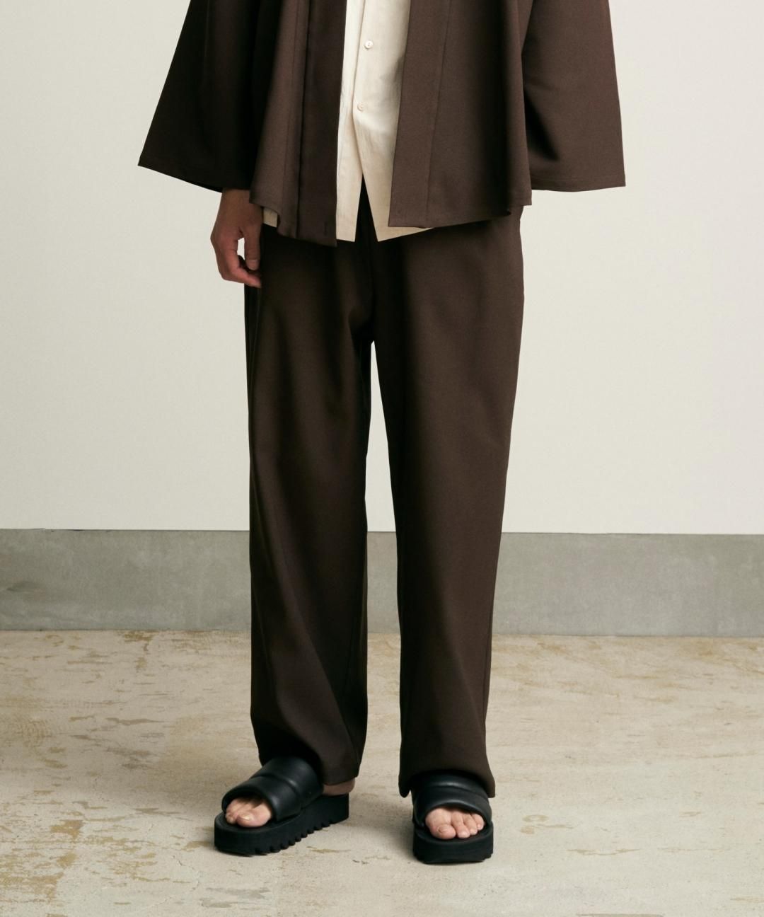 WAROBE / SAMUE PANTS / DARK BROWN photo
