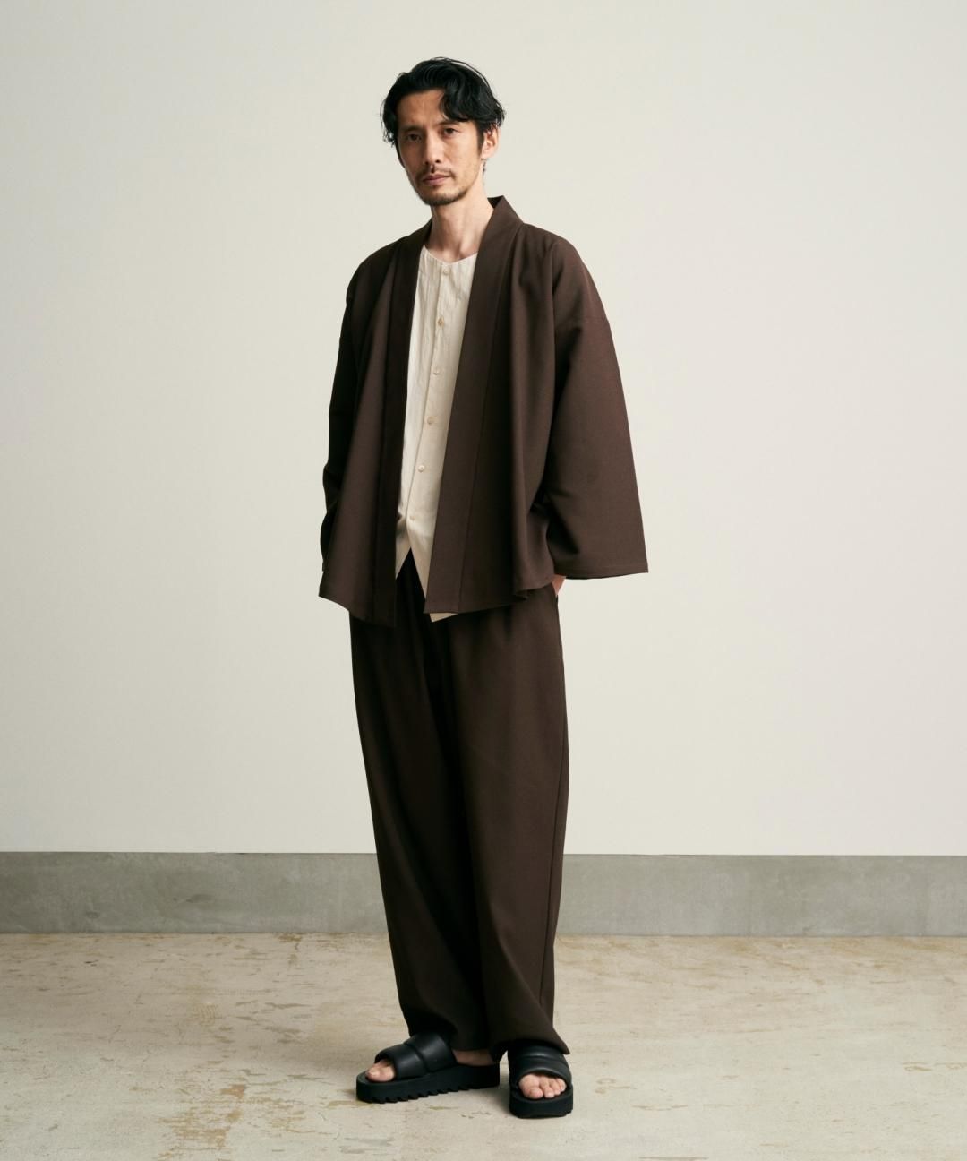 WAROBE / SAMUE PANTS / DARK BROWN photo