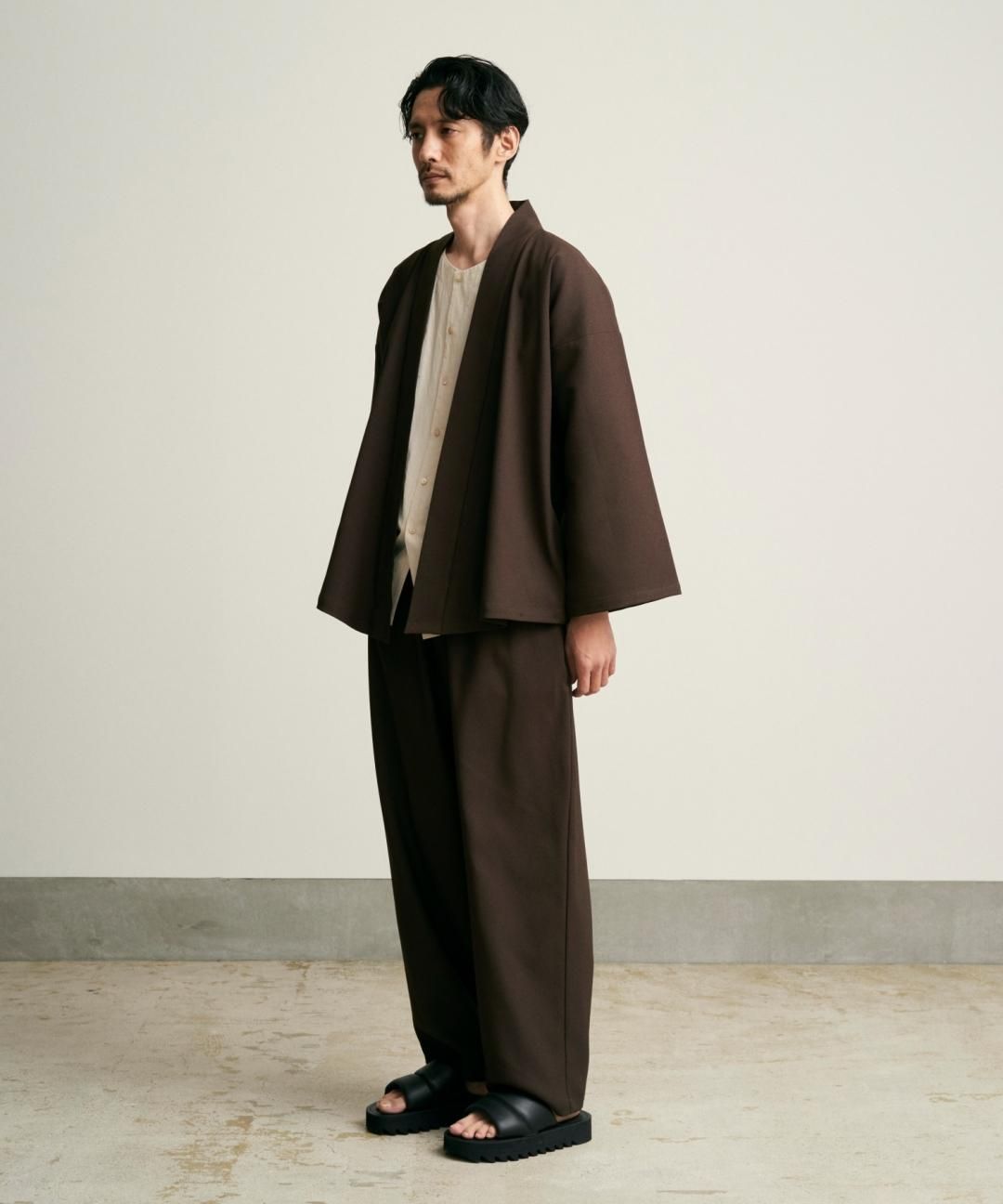WAROBE / SAMUE PANTS / DARK BROWN photo