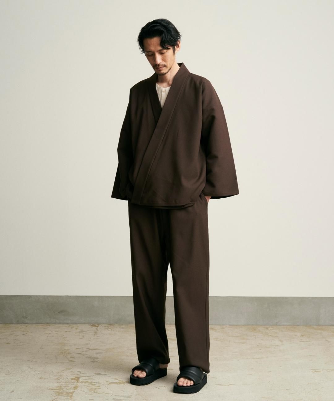 WAROBE / SAMUE PANTS / DARK BROWN photo