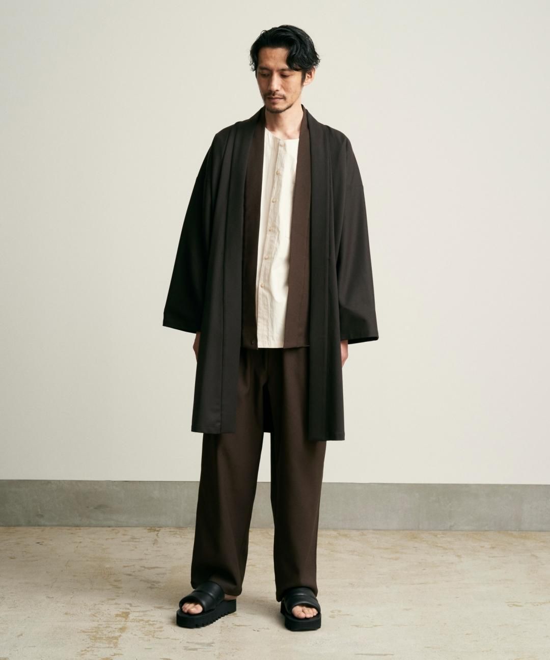 WAROBE / SAMUE PANTS / DARK BROWN photo