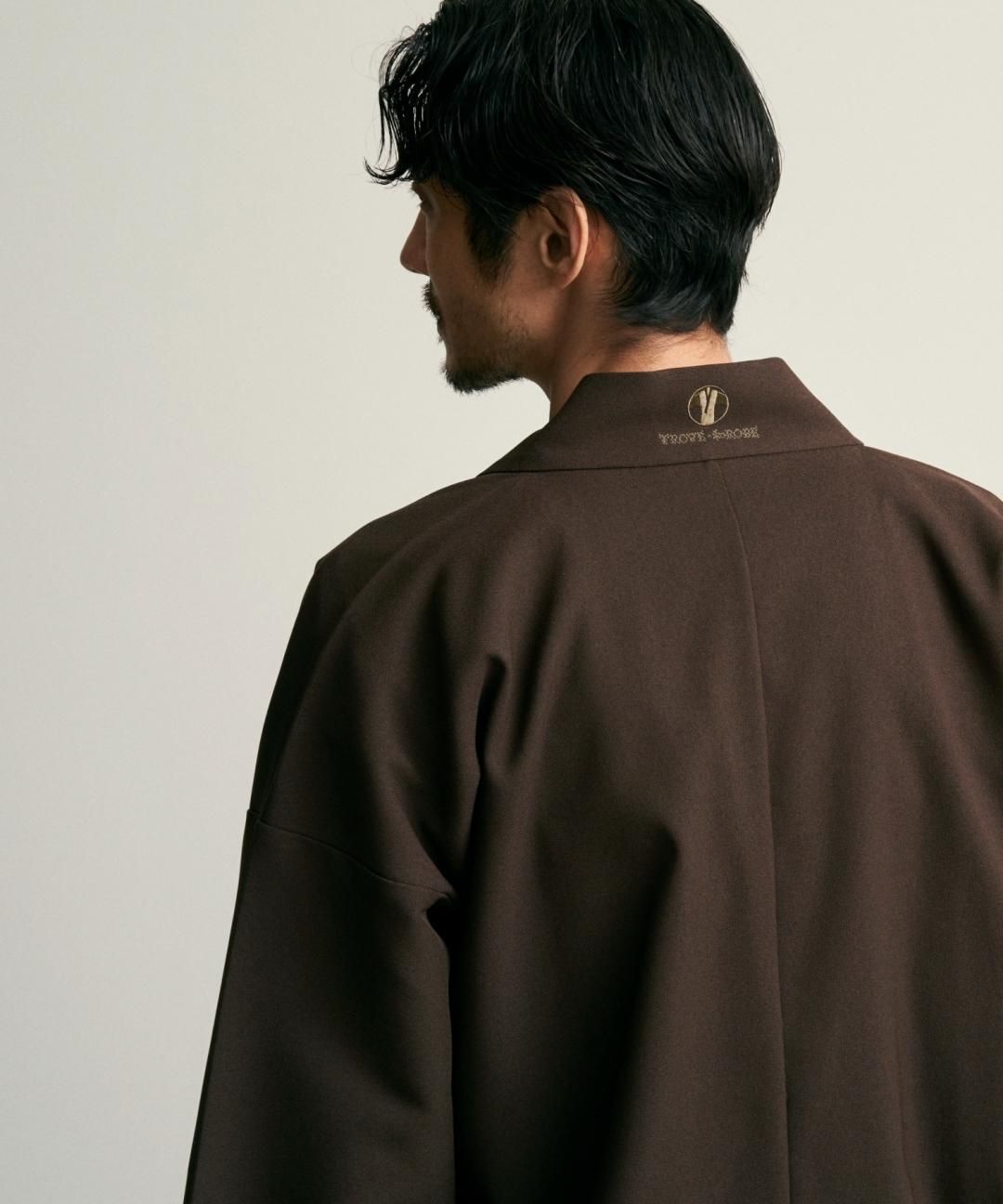 WAROBE / WA Y SHIRT / DARK BROWN photo