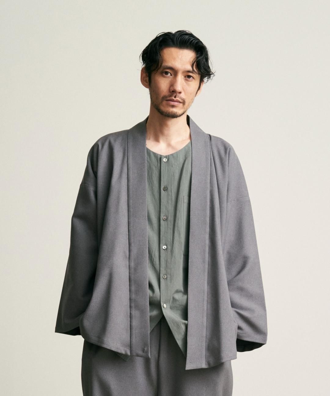 WAROBE / WA Y SHIRT / GRAY photo