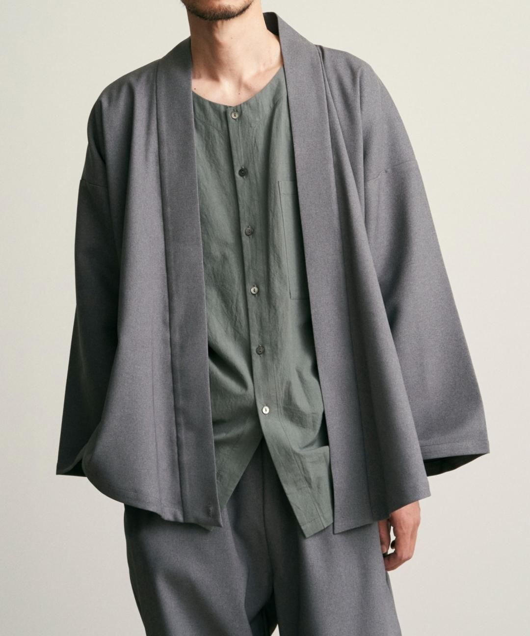 WAROBE / WA Y SHIRT / GRAY photo