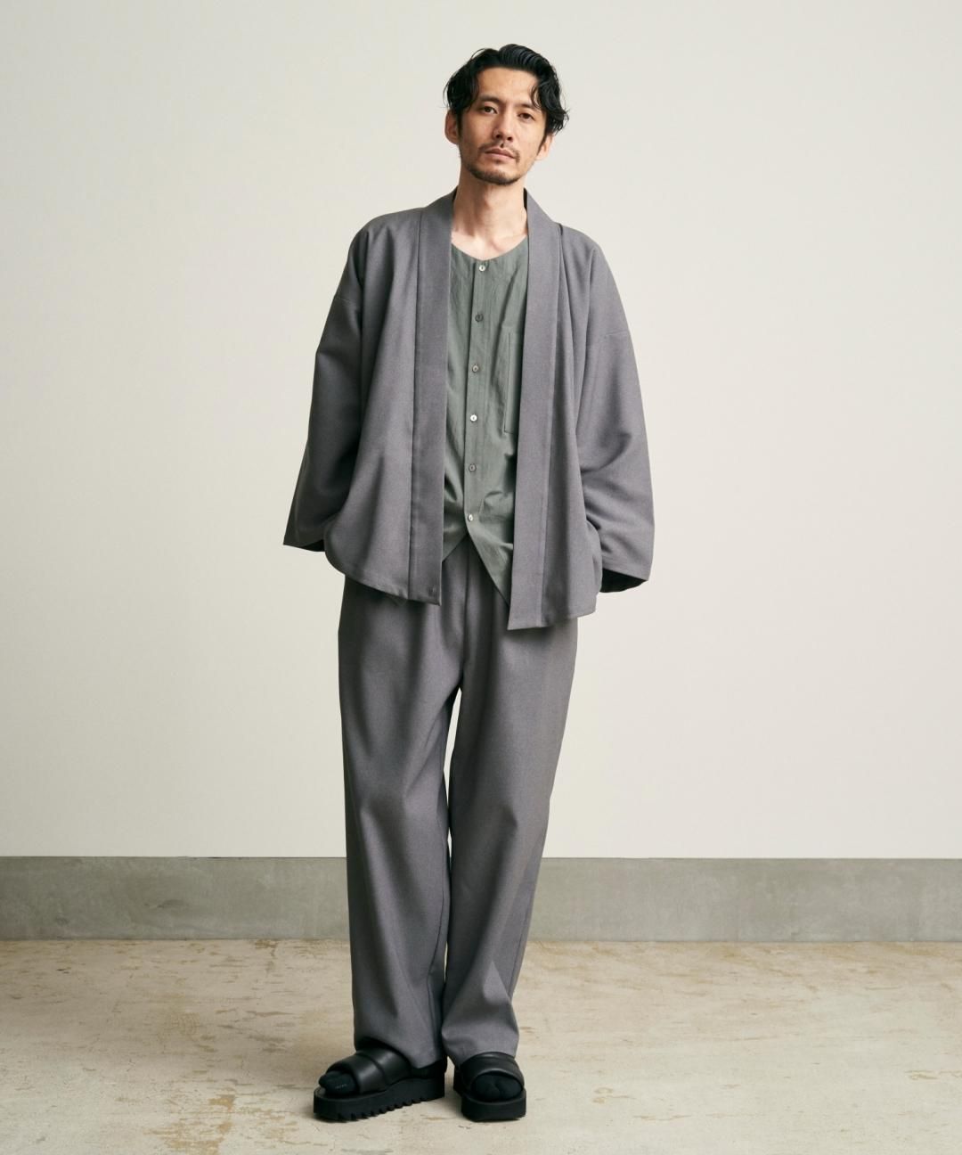 WAROBE / WA Y SHIRT / GRAY photo