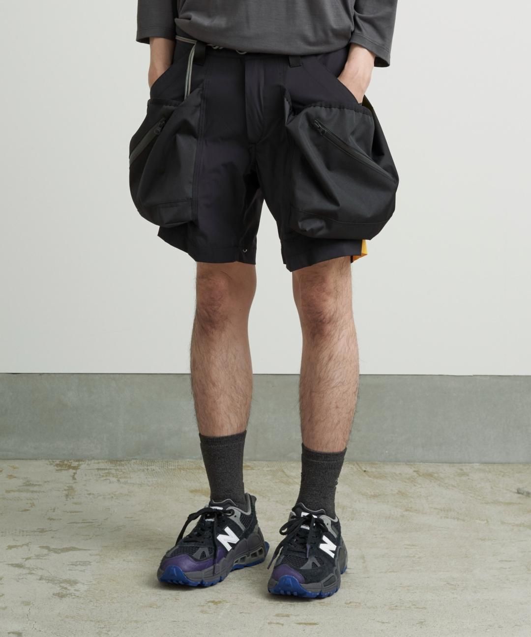 TROVE x 岡部文彦 / BIG POCKET SHORTS Ver:12 ( TYPE ACTIVE ) / BLACK - TROVE  SHOP OFFICIAL SITE