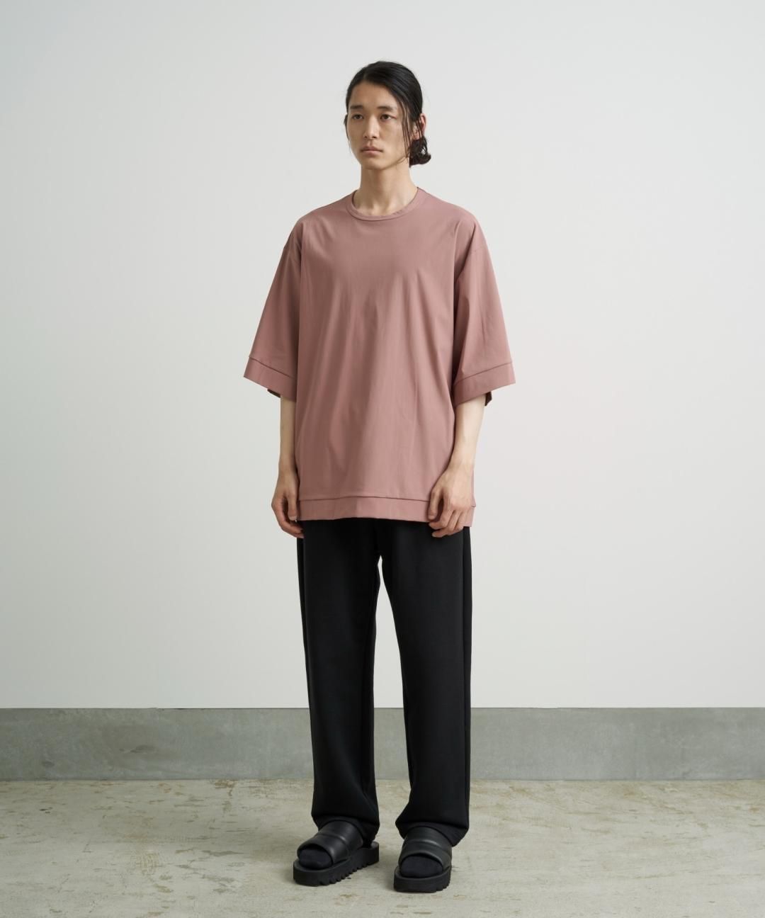 TROVE / MICRO FIBER JERSEY HALF SLEEVE ( NEW COLOR ) / ASH PINK photo