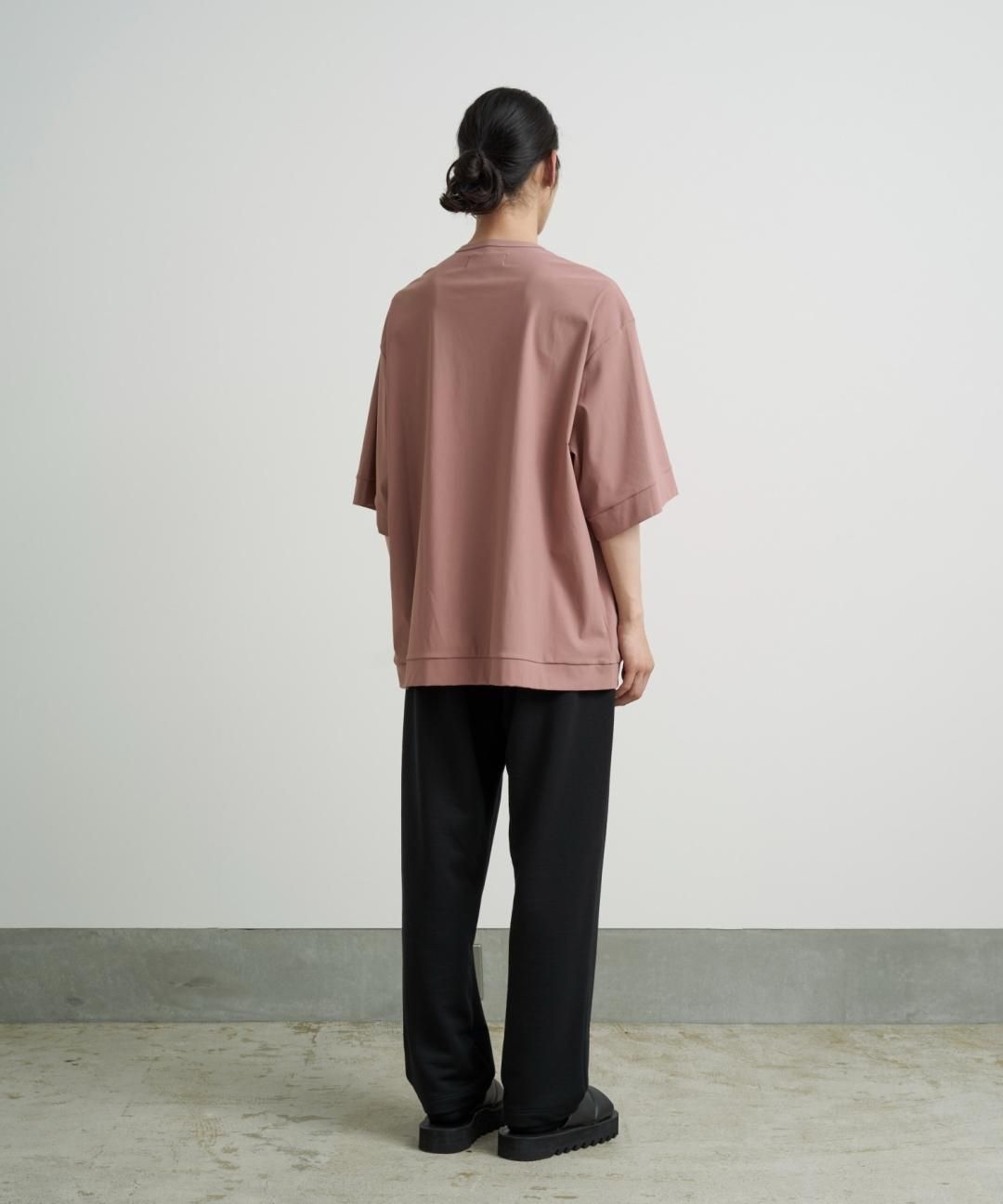 TROVE / MICRO FIBER JERSEY HALF SLEEVE ( NEW COLOR ) / ASH PINK photo