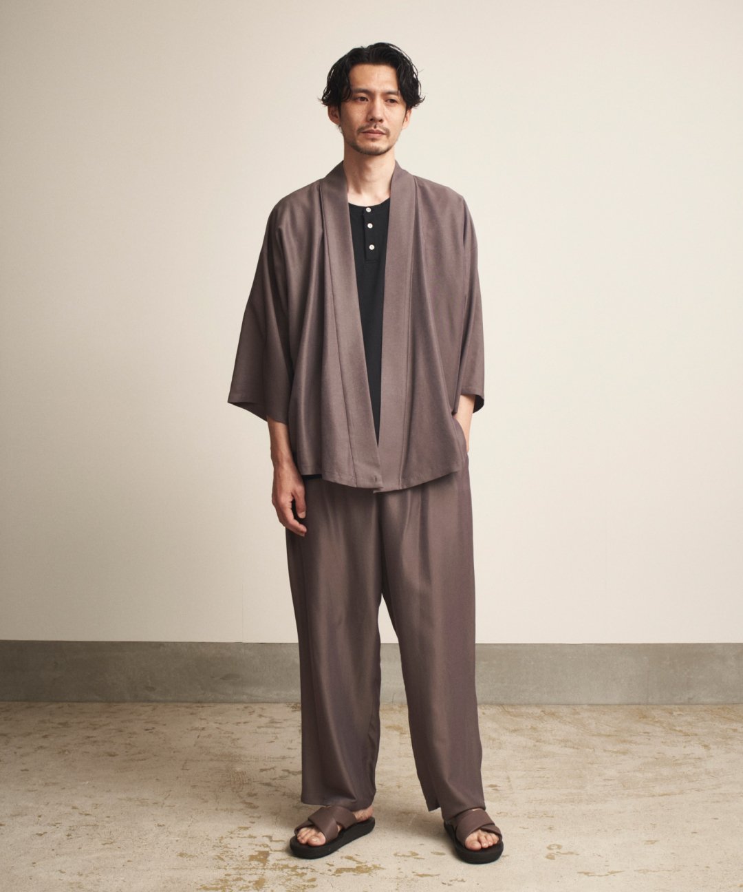 WAROBE / WA Y SHIRT ( SUMMER ) / ASH GRAY - TROVE SHOP OFFICIAL SITE