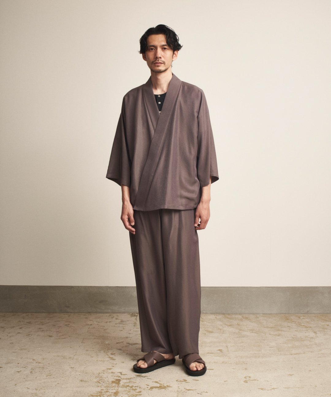 WAROBE / WA Y SHIRT ( SUMMER ) / ASH GRAY - TROVE SHOP OFFICIAL SITE