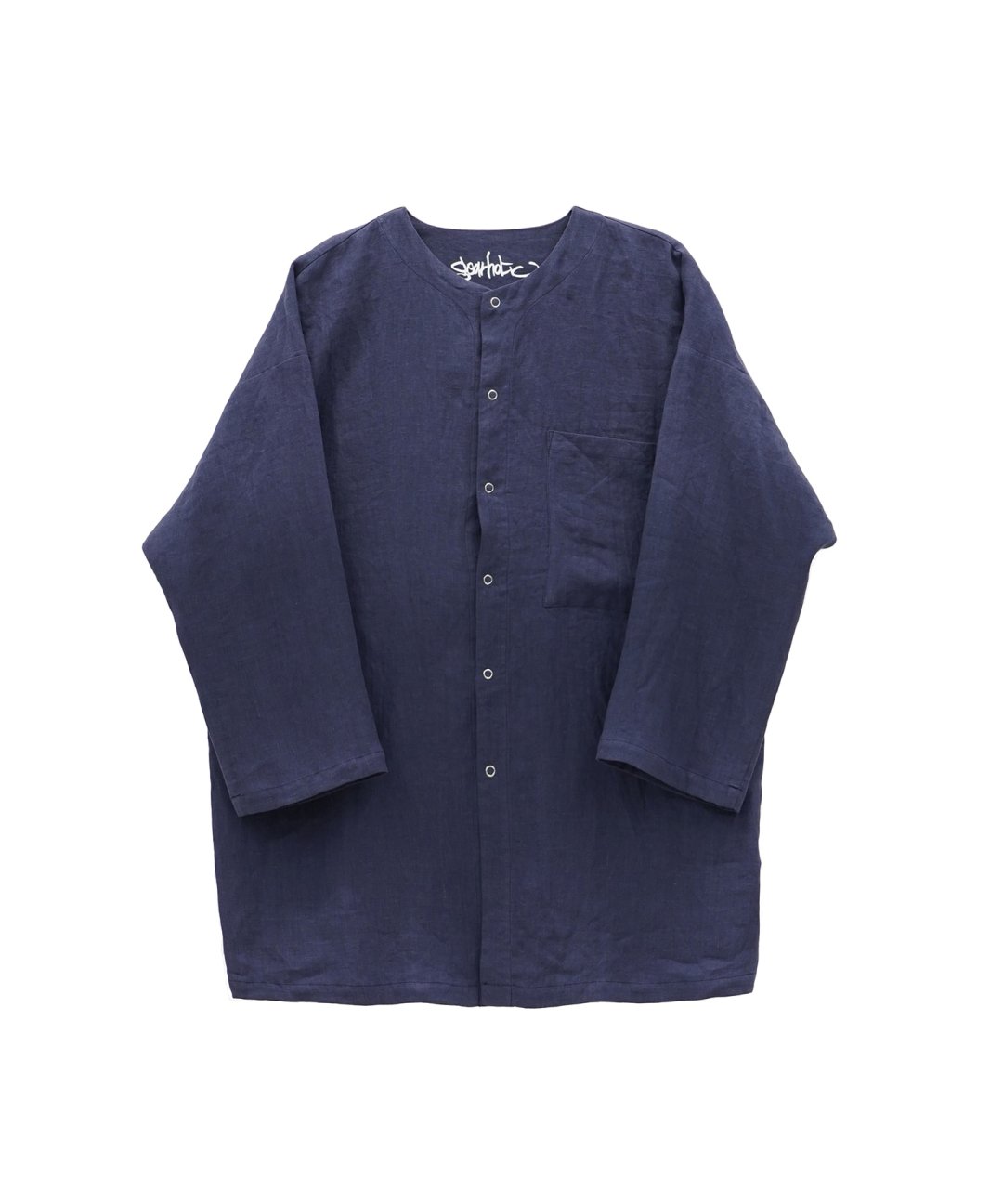 TROVE x 岡部文彦 x WAROBE / KOIKUCHI SHIRT / NAVY - TROVE SHOP