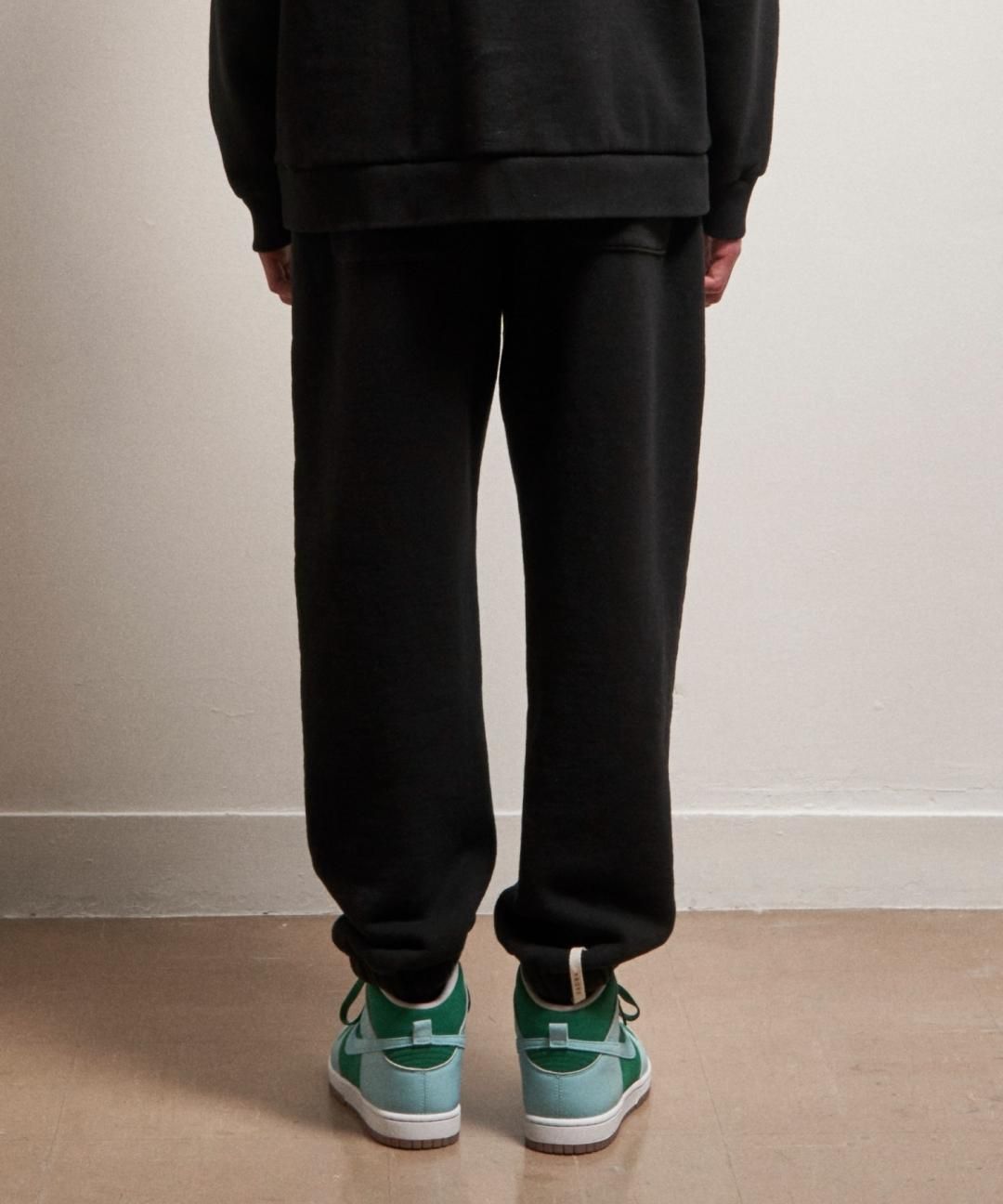 TROVE / HEAVEY FLEECE EASY PANTS / BLACK photo