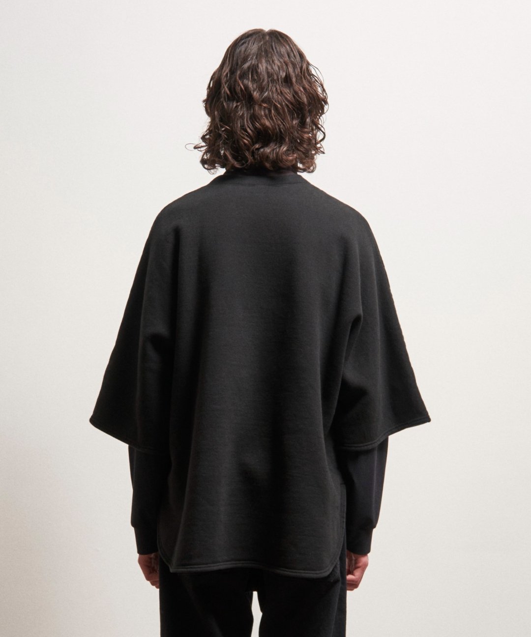 TROVE / HEAVEY FLEECE DOLMAN PULLOVER / BLACK - TROVE SHOP OFFICIAL SITE