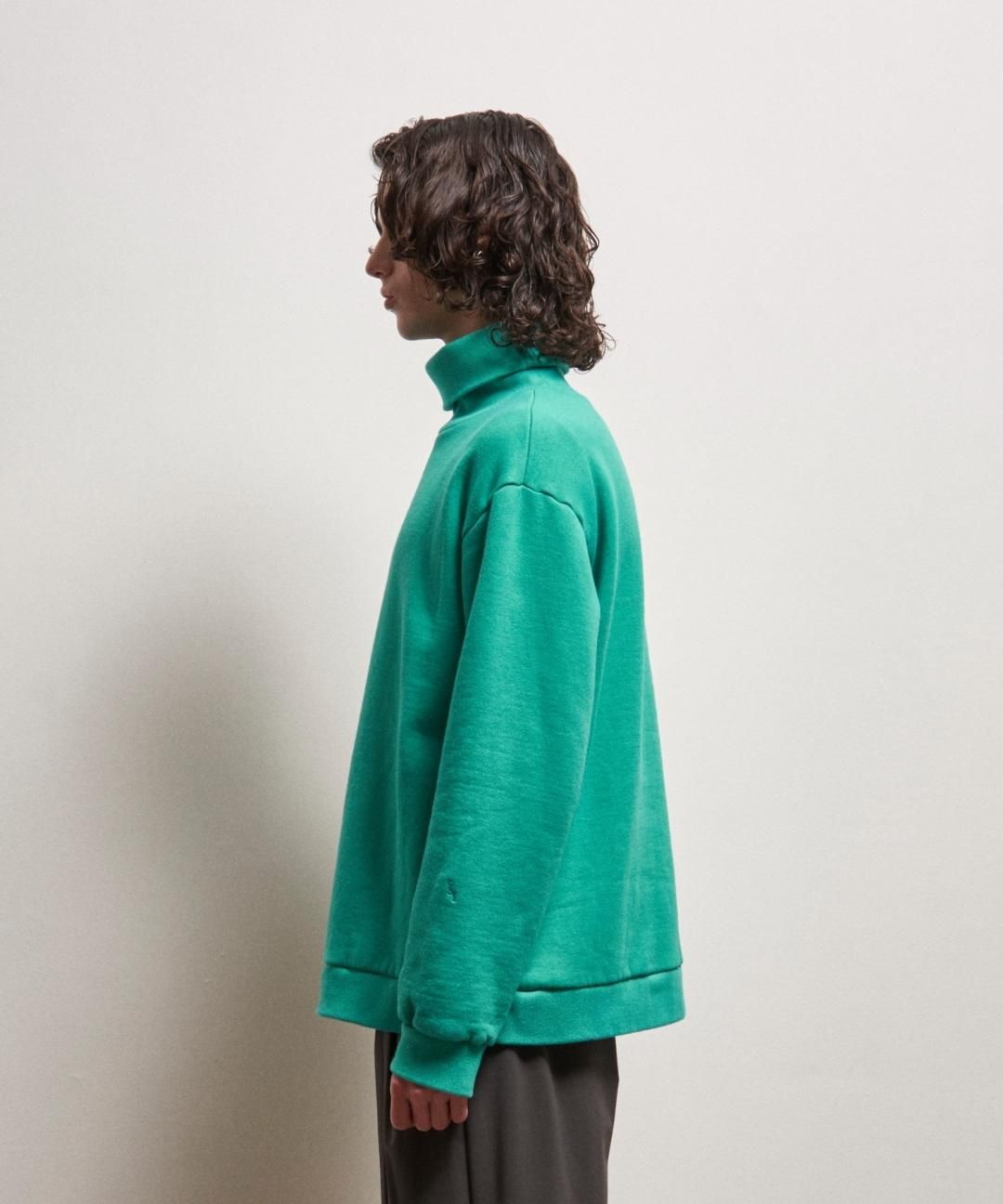 TROVE / HEAVEY FLEECE TURTLE NECK / EMERALD photo