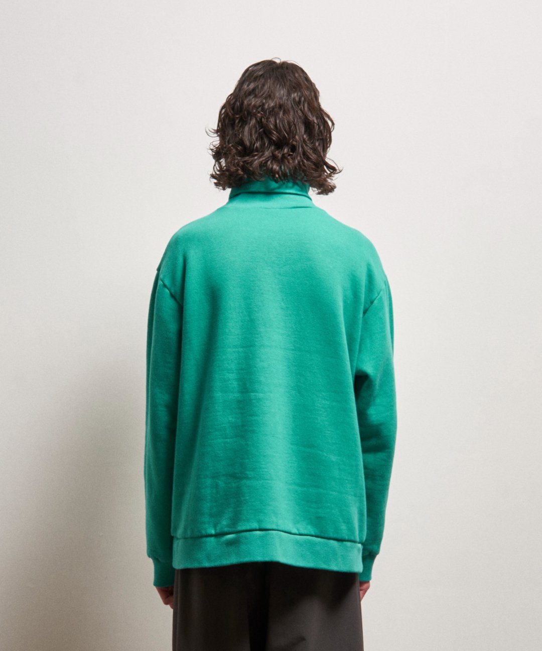 TROVE / HEAVEY FLEECE TURTLE NECK / EMERALD photo