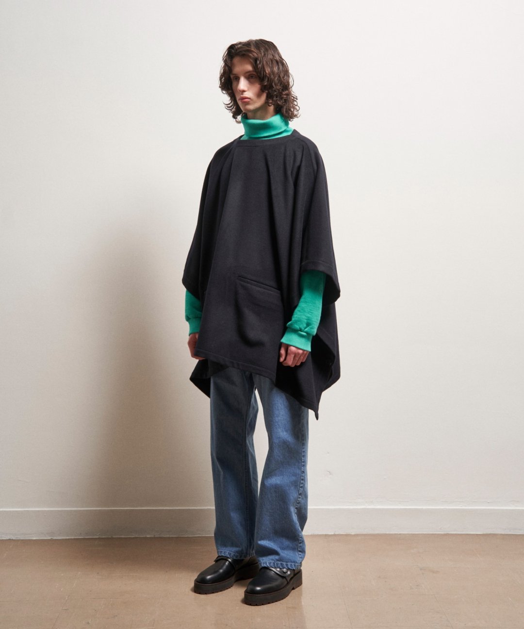 TROVE / HEAVEY FLEECE TURTLE NECK / EMERALD photo