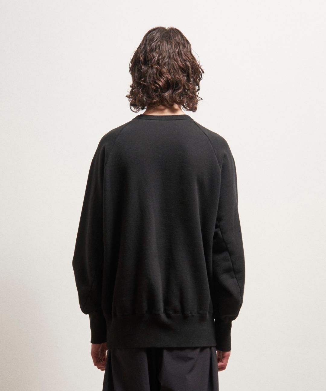 TROVE / HEAVEY FLEECE CREW NECK / BLACK - TROVE SHOP OFFICIAL SITE