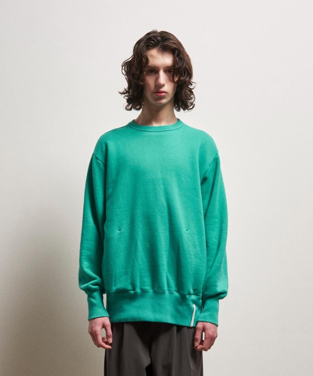 TROVE / HEAVEY FLEECE CREW NECK / EMERALD photo