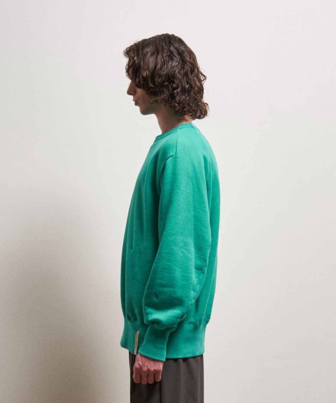 TROVE / HEAVEY FLEECE CREW NECK / EMERALD photo