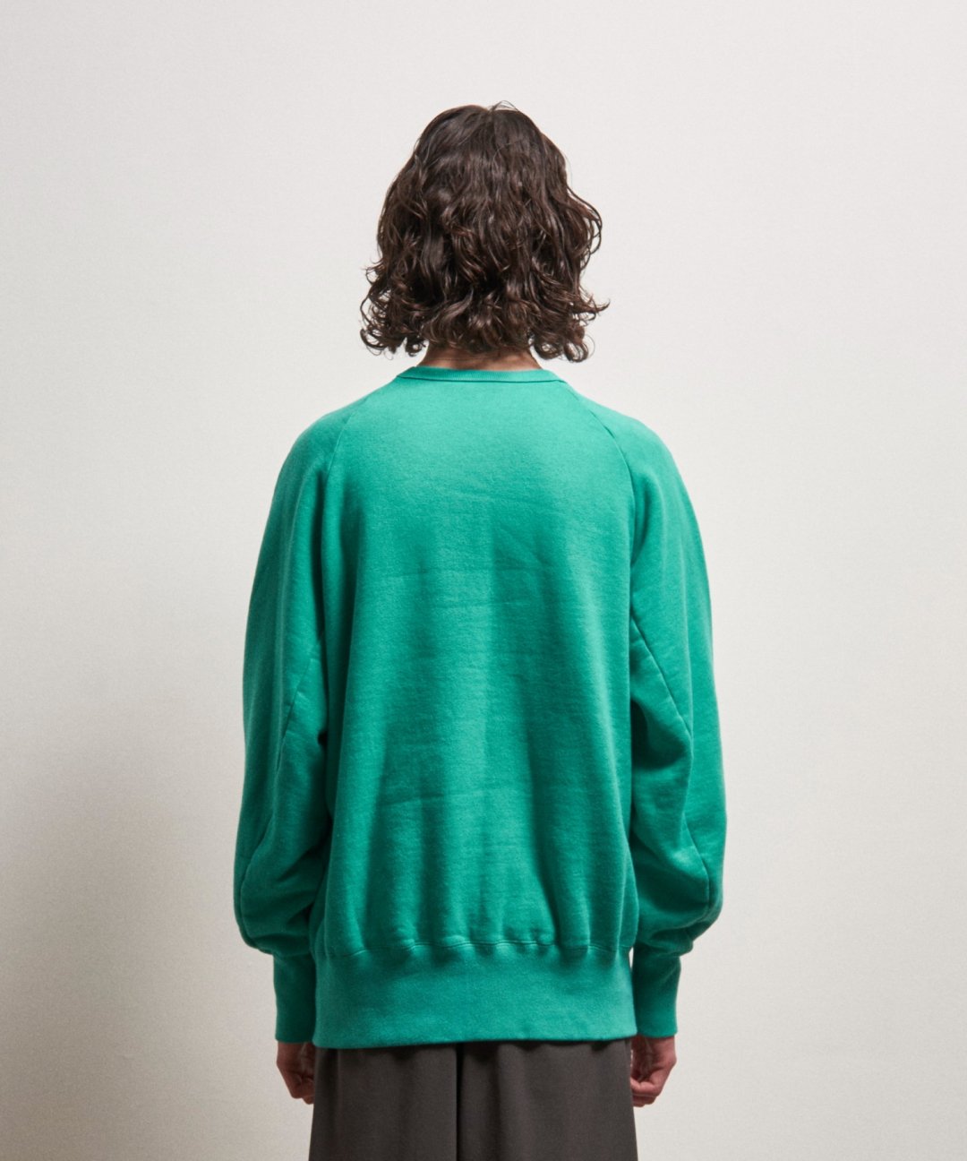 TROVE / HEAVEY FLEECE CREW NECK / EMERALD photo