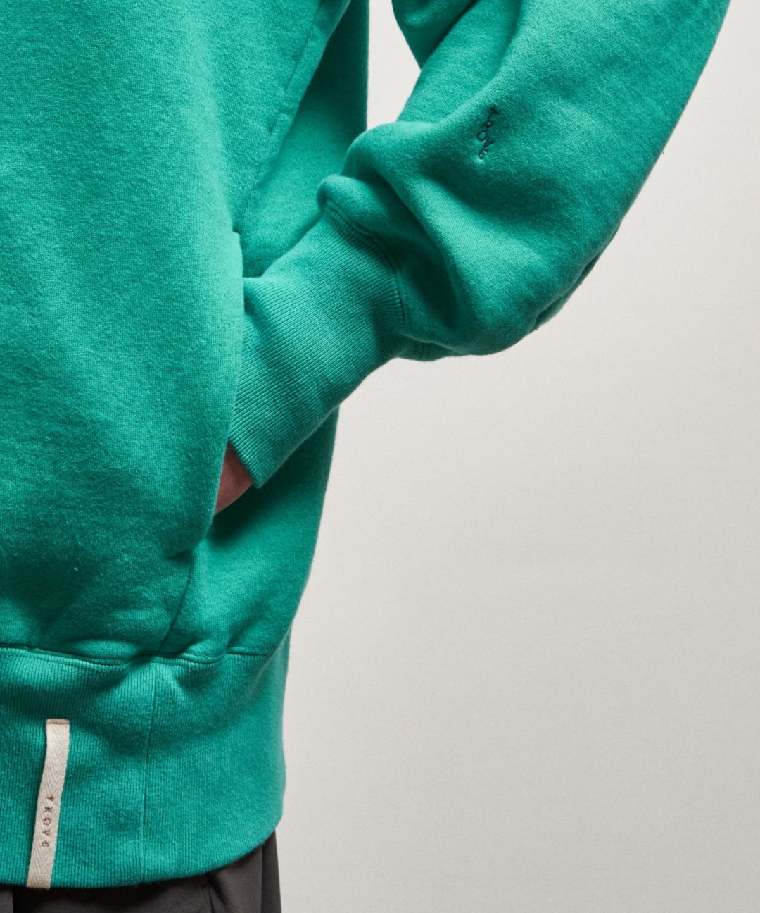 TROVE / HEAVEY FLEECE CREW NECK / EMERALD photo