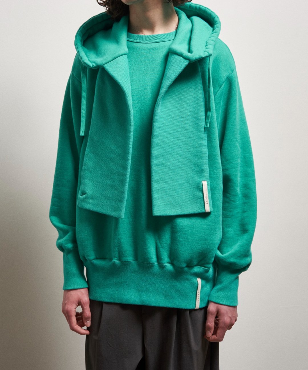 TROVE / HEAVEY FLEECE CREW NECK / EMERALD photo