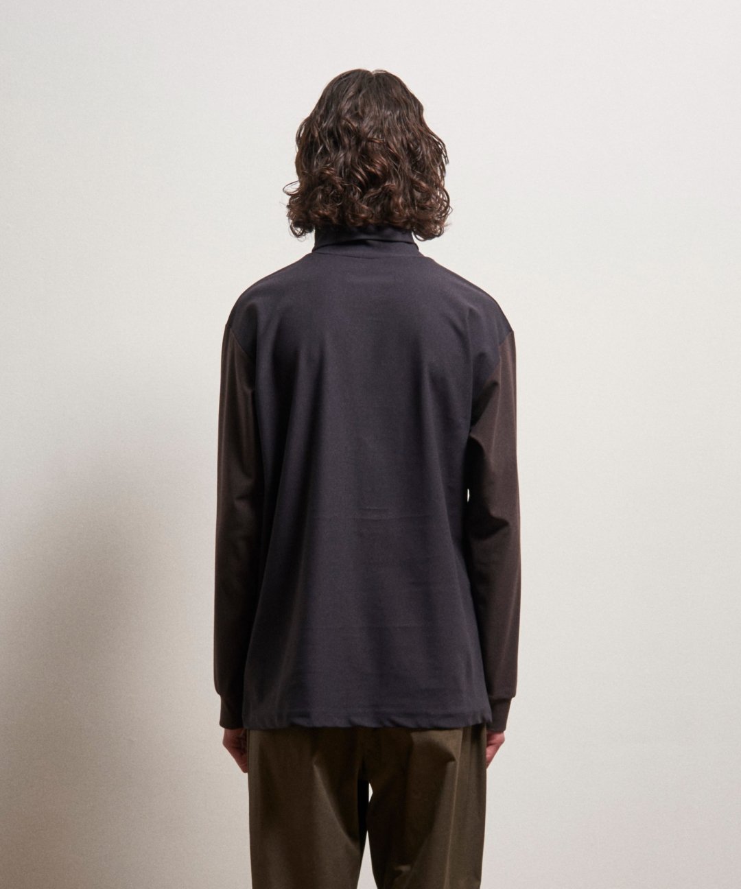 TROVE / SAMA TURTLE NECK / NAVY BROWN - TROVE SHOP OFFICIAL SITE