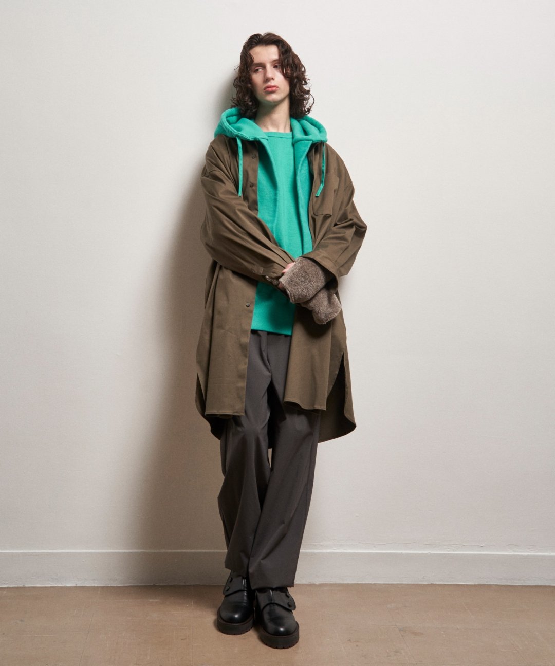 TROVE / VALO LONG SHIRT / KHAKI - TROVE SHOP OFFICIAL SITE