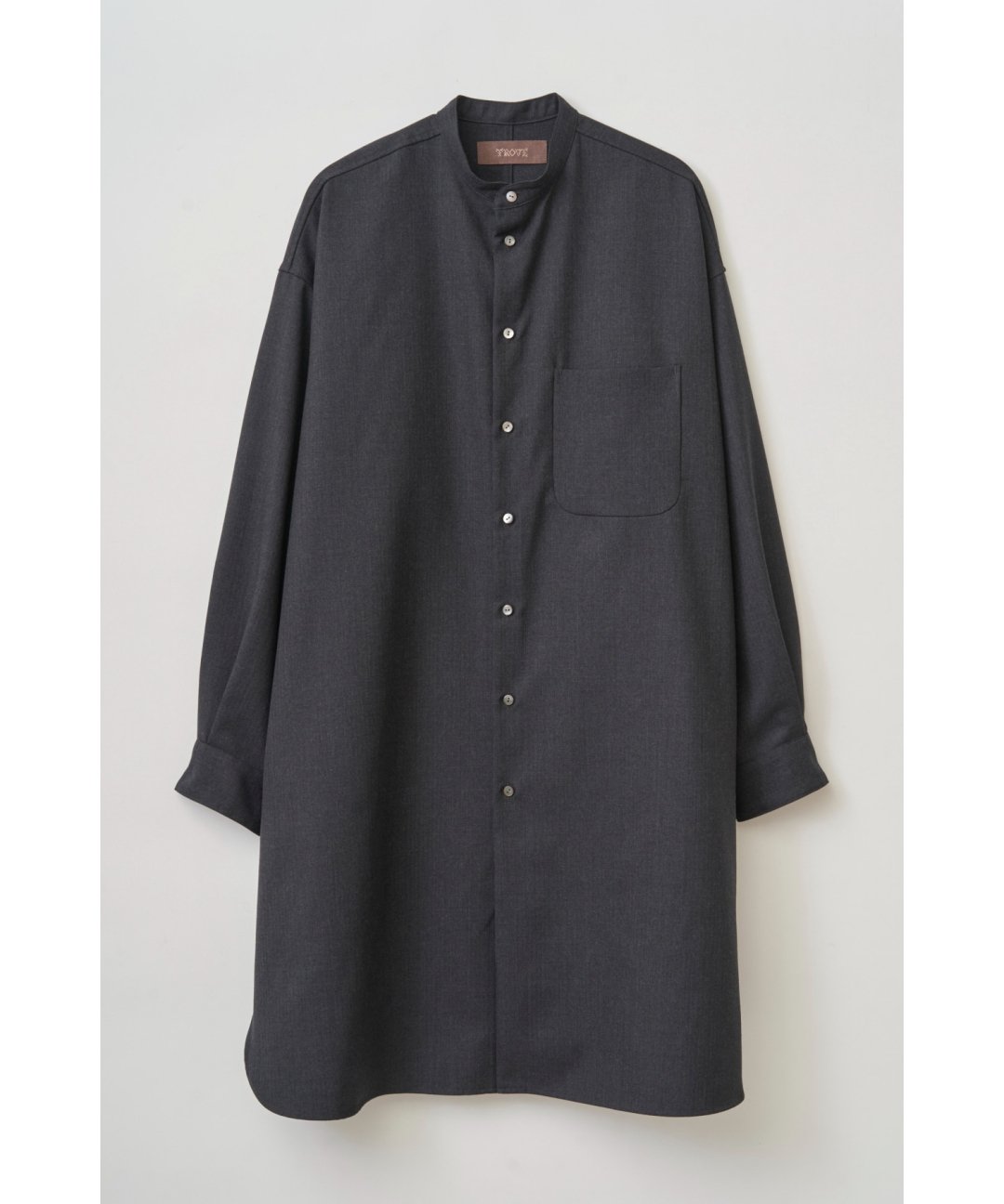 TROVE / VALO LONG SHIRT / CHARCOAL - TROVE SHOP OFFICIAL SITE