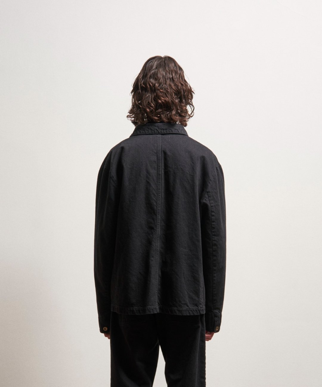 TROVE / LAIVA DENIM BLOUSON / FADE BLACK photo