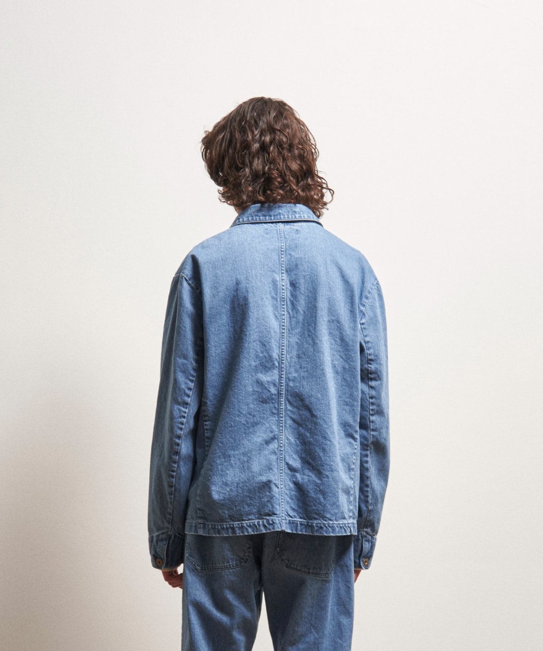 TROVE / LAIVA DENIM BLOUSON / INDIGO BLUE photo