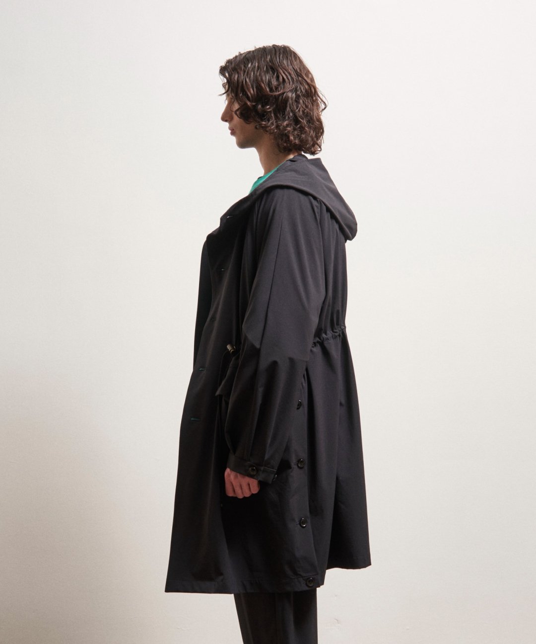 TROVE / VUORI DOLMAN COAT / BLACK photo