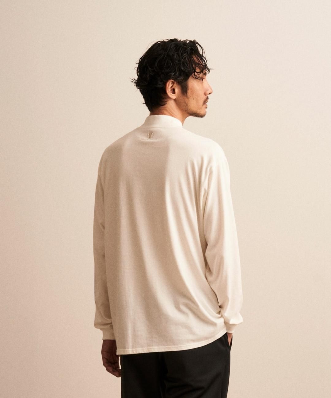 WAROBE / JUBAN LONG SLEEVE TEE / WHITE photo