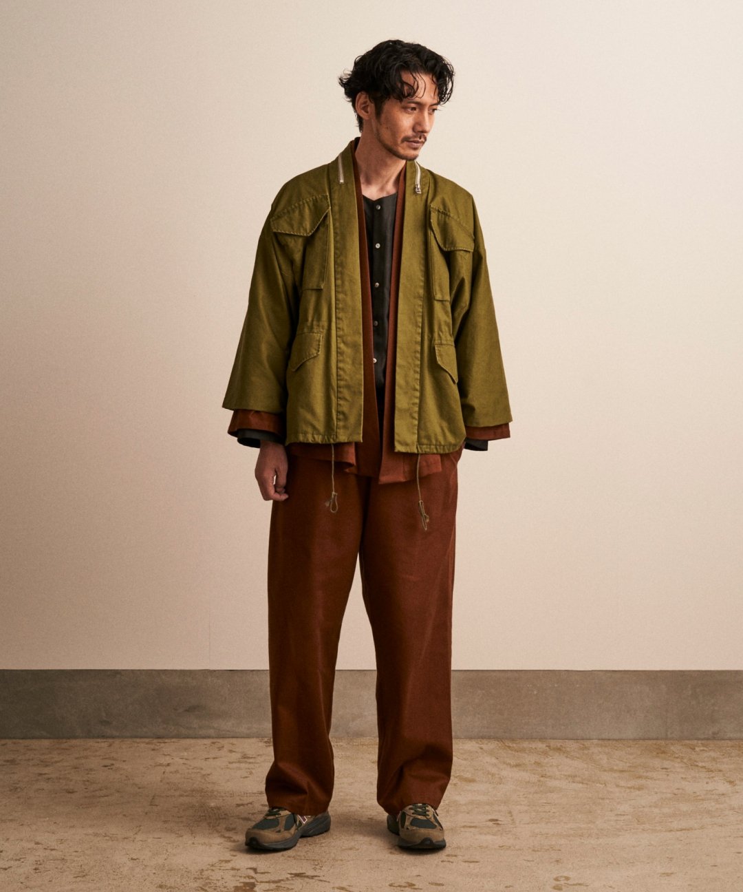 WAROBE / WA Y SHIRT ( WINTER ) / BRICK - TROVE SHOP OFFICIAL SITE