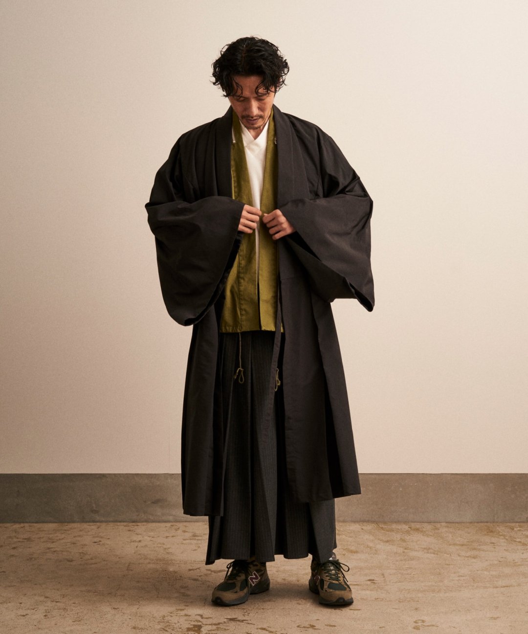 WAROBE / FLANNEL HAKAMA / CHARCOAL - TROVE SHOP OFFICIAL SITE