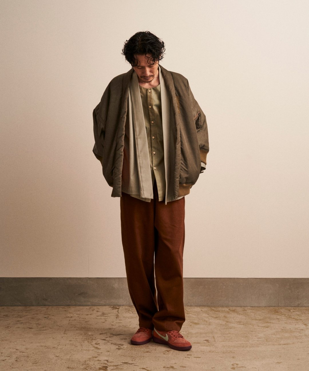 WAROBE / MA-1 HAORI / SAGE GREEN - TROVE SHOP OFFICIAL SITE