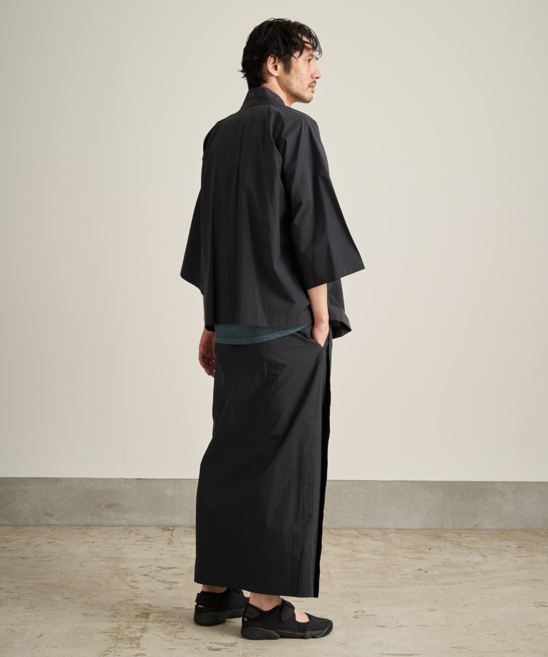 WAROBE / KIMONO PANTS ( SUMMER ) / ANTIQUE BLACK - TROVE SHOP OFFICIAL SITE