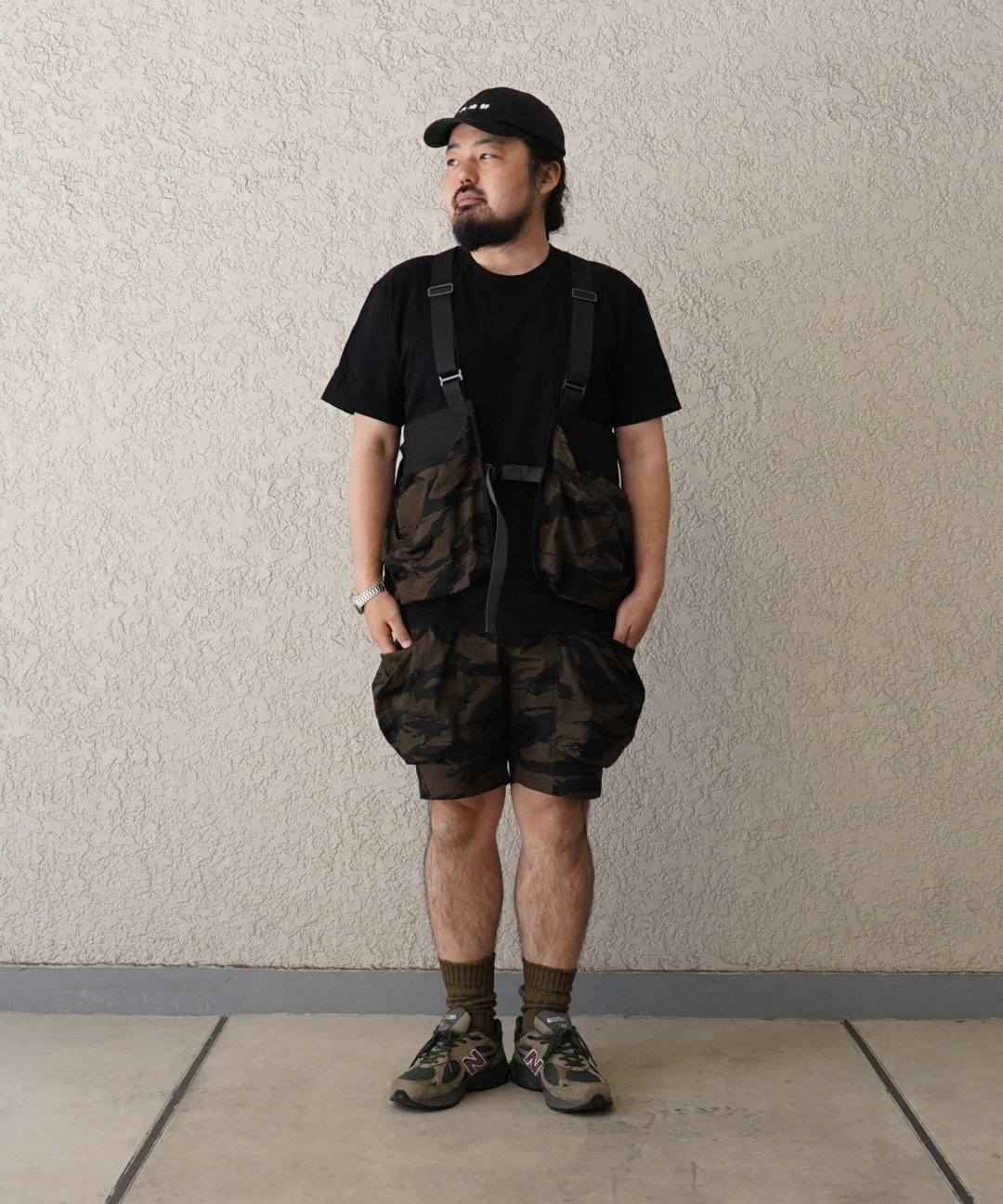 TROVE x 岡部文彦 / BIG POCKET SHORTS Ver:14 ( TYPE EASY ACTIVE ) / TIGER CAMO -  TROVE SHOP OFFICIAL SITE