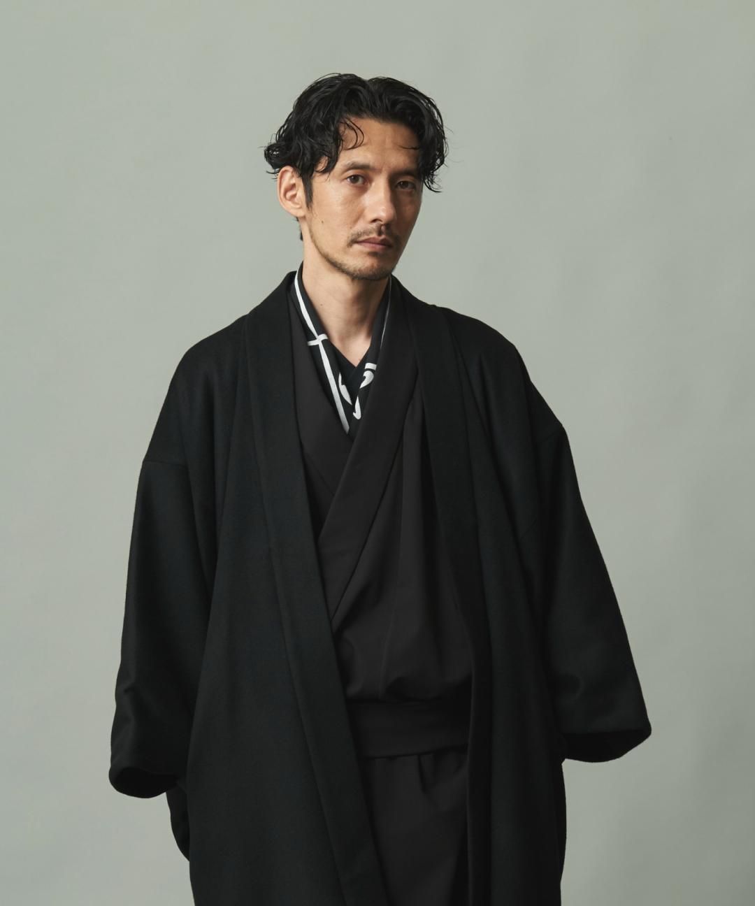 WAROBE x TROVE / TENUGUI ( chusen dyed ) / BLACK x WHITE photo