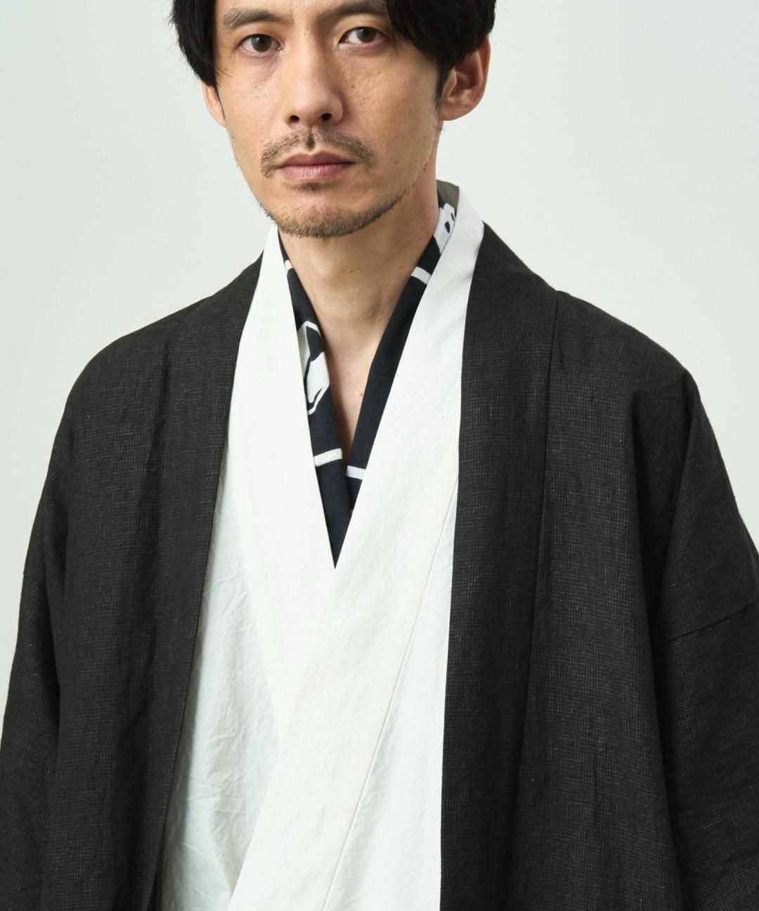 WAROBE x TROVE / TENUGUI ( chusen dyed ) / BLACK x WHITE photo