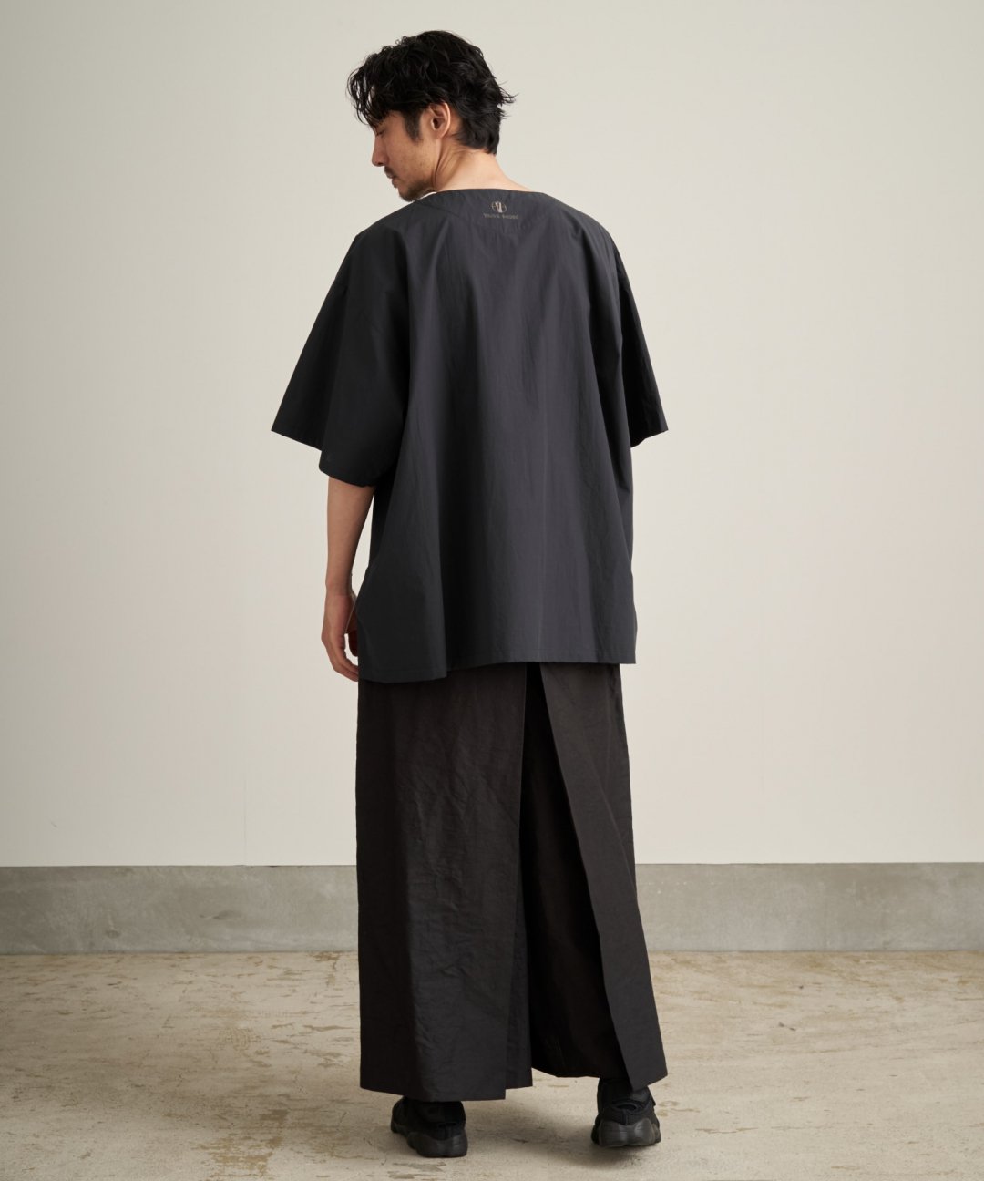 WAROBE / WASHI LINEN HAKAMA / BLACK photo