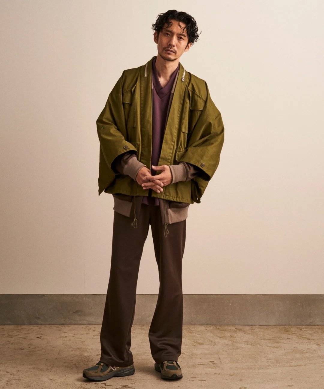 WAROBE / WA-65 HAORI / OLIVE DRAB photo