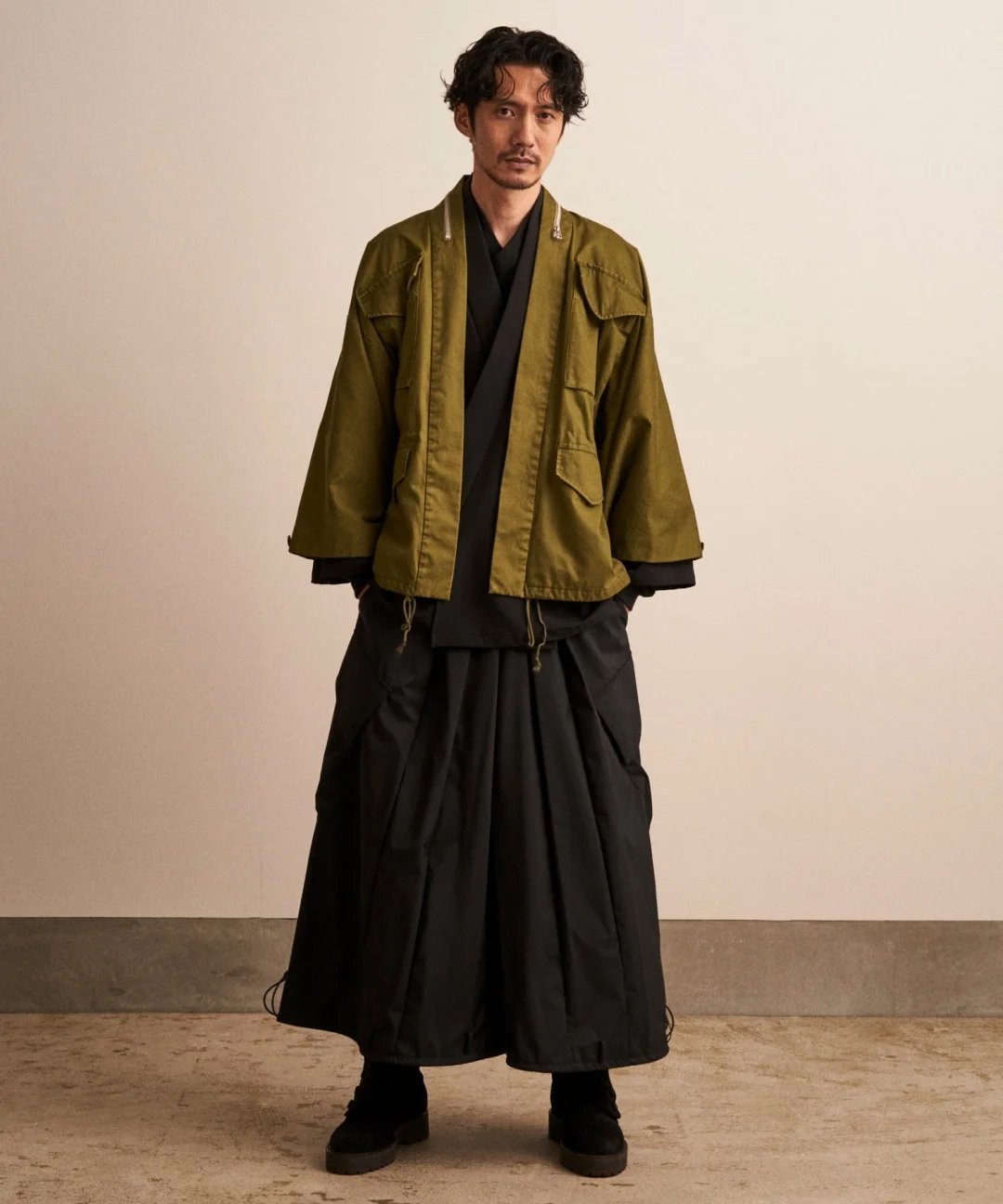 WAROBE / WA-65 HAORI / OLIVE DRAB photo