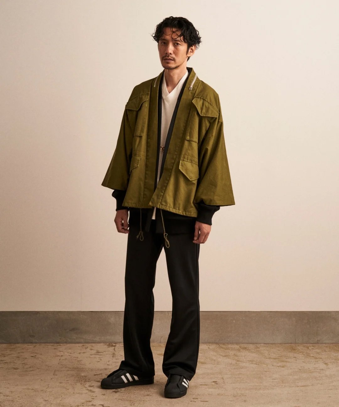 WAROBE / WA-65 HAORI / OLIVE DRAB photo