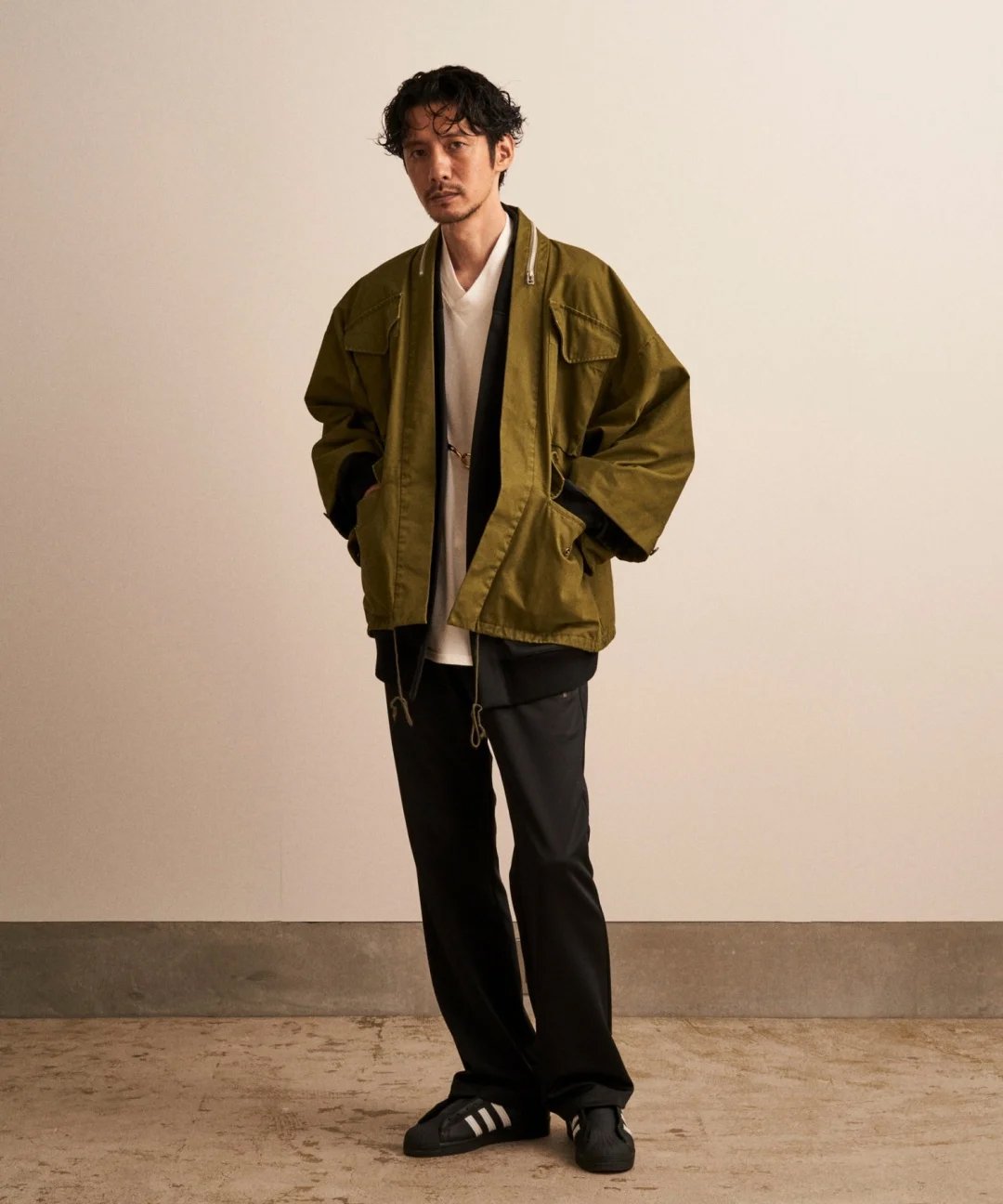 WAROBE / WA-65 HAORI / OLIVE DRAB photo