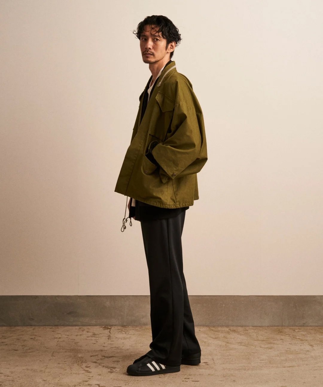 WAROBE / WA-65 HAORI / OLIVE DRAB photo