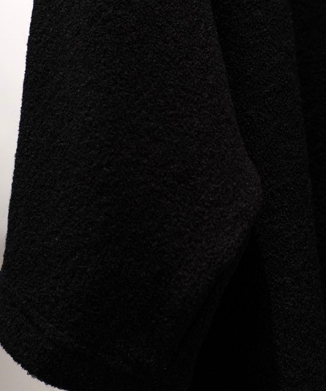 TROVE / WOOLLY KNIT DOLMAN TEE / BLACK photo