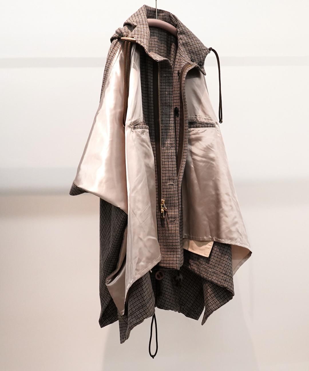 TROVE / PONCHO HOODED COAT / SHEPHERDS GREGE photo